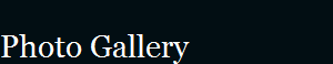 Photo Gallery